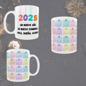 2025 Calendar Ceramic Mug - 11oz