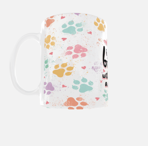 Custom ceramic mug with pets, animals, and plants designs - Image 4